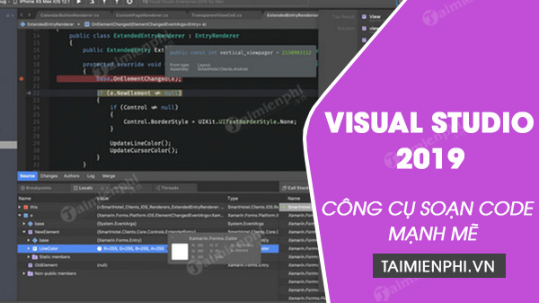 tai visual studio 2019