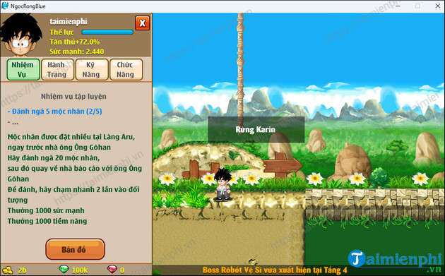 download nro ngoc rong blue