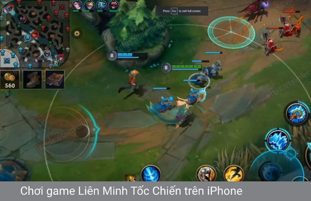 lien minh huyen thoai toc chien iphone