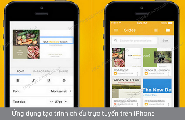 google slides iphone