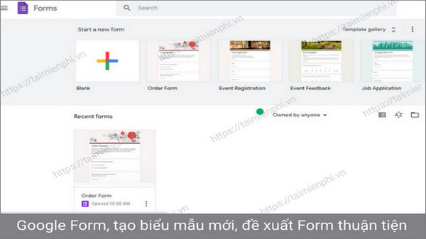 tai google form