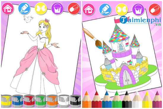 princess coloring book
