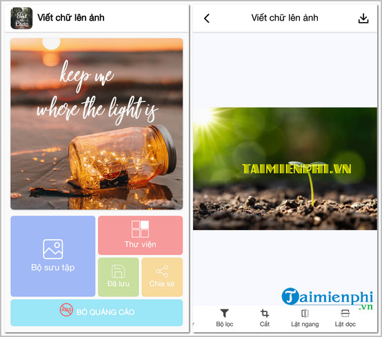 viet chu len anh tren dien thoai