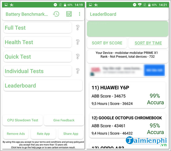 Download Battery Benchmark and health checker