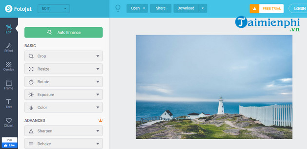 Download FotoJet Online Photo Editor