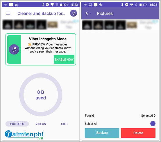 Download Cleaner and Backup for Viber