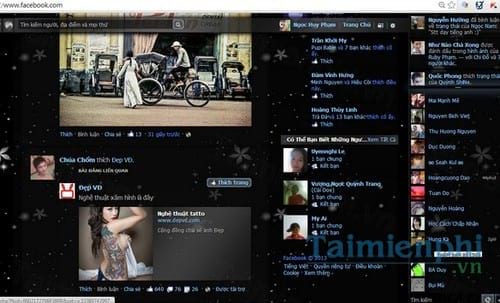 Đổi giao diện Facebook